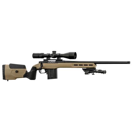 PACK CARABINE À VERROU MOSSBERG LR TACTICAL RTI 6-24X50 BIPIED HARRIS