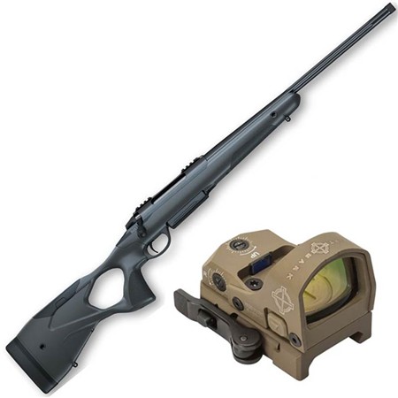 Pack Carabine À Verrou Sako S20 Chasse Flutée + Point Rouge Sight Mark Mini Shot M-Spec Lqd