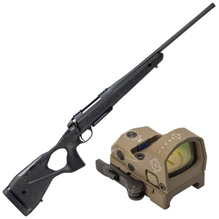 Pack Carabine À Verrou Sako S20 Hunter Emerald + Point Rouge Sight Mark Mini Shot M-Spec Lqd