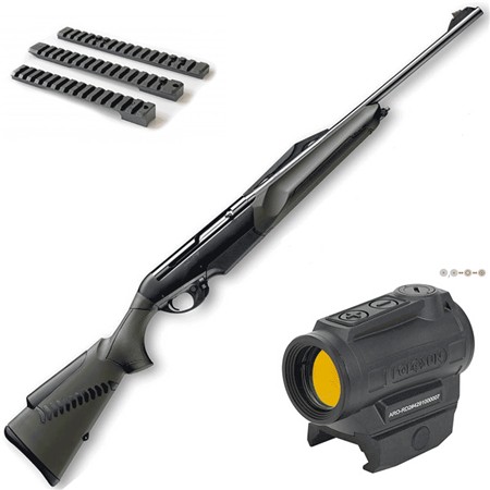 Pack Carabine Semi-Automatique Benelli Argo E Comfort Vert + Point Rouge Holosun Aro