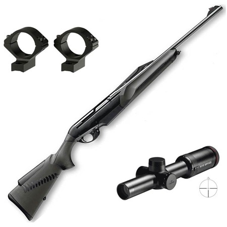 Pack Carabine Semi-Automatique Benelli Argo + Lunette Kite Optics K4 1-4X24i + Collier De Montage - Calibre 30-06 Springfield