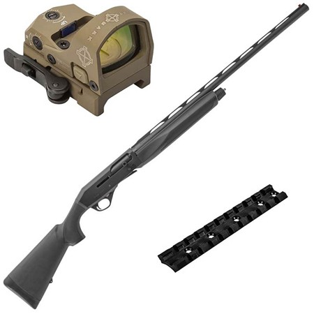 Pack Fusil Semi-Automatique Stoeger M3000 V2 + Point Rouge Sightmark Mini Shot M-Spec Lqd Fde + Rail Picatinny