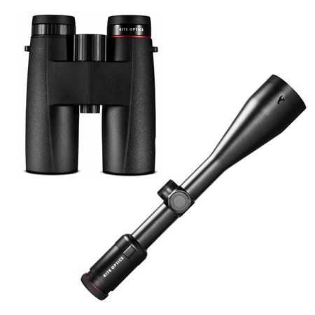 Pack Lunette De Visée 2.5-15X56 Kite Optics K6 + Jumelles Offertes