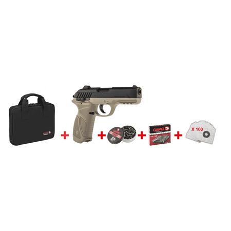 Pack Noël Pistolet Air Comprimé Gamo Pt85 Desert Blowback