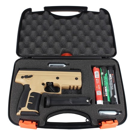 Pack Pistolet Byrna Sd Pepper Kit - Calibre 68 - Tan