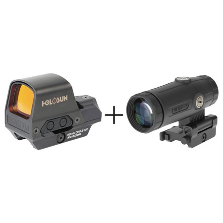 Pack Point Rouge Holosun Reflex 510C + Magnifier Hm3x