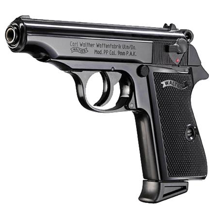 Pistolet D'alarme Walther Pp Noir