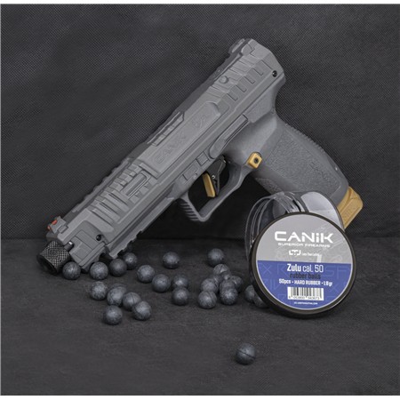 PISTOLET DE DÉFENSE CANIK RIVAL SILVER GOLD
