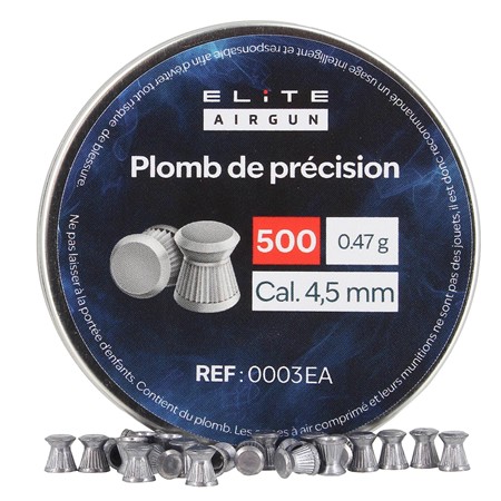 Plomb Pour Carabine Elite Airguns Précision Plat