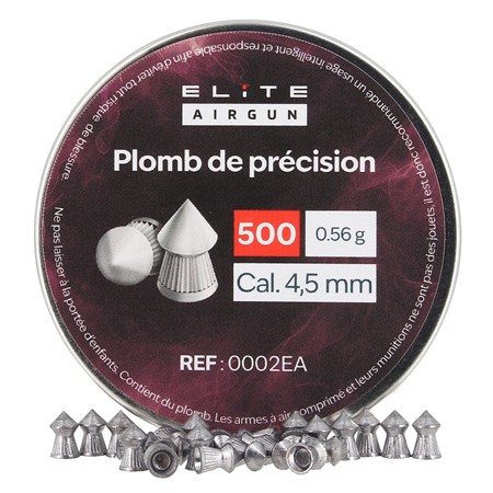 Plomb Pour Carabine Elite Airguns Précision Pointu