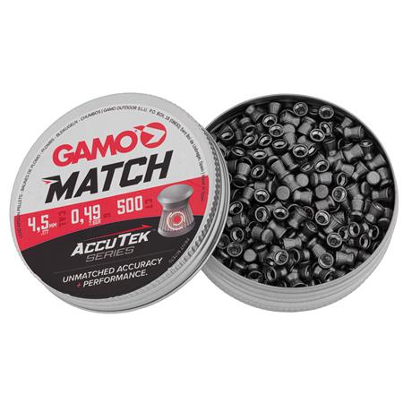 PLOMB POUR CARABINE GAMO MATCH ACCUTEK - CALIBRE 4.5