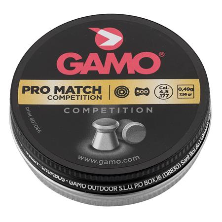 PLOMB POUR CARABINE GAMO PRO MATCH COMPETITION - CALIBRE 4.5MM
