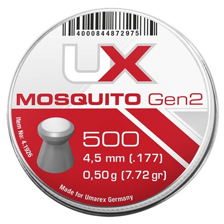 Plomb Pour Carabine Ux Plat Mosquito Gen2 - Calibre 4.5Mm