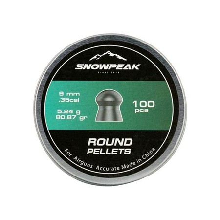 Plombs Ronds Snowpeak - Calibre 9Mm