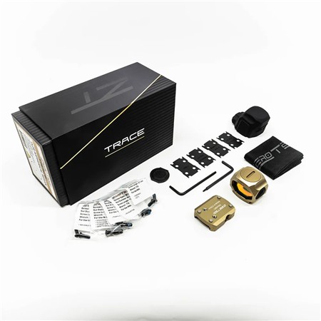 POINT ROUGE ZERO TECH TRACE ASPHERICIAL RED DOT FDE RMSC + PICATINNY