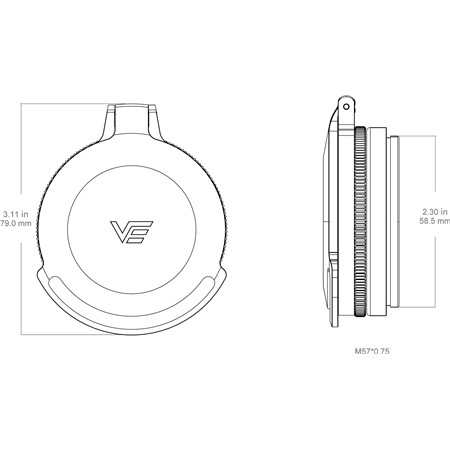 PROTECTION VECTOR OPTICS FLIP UP